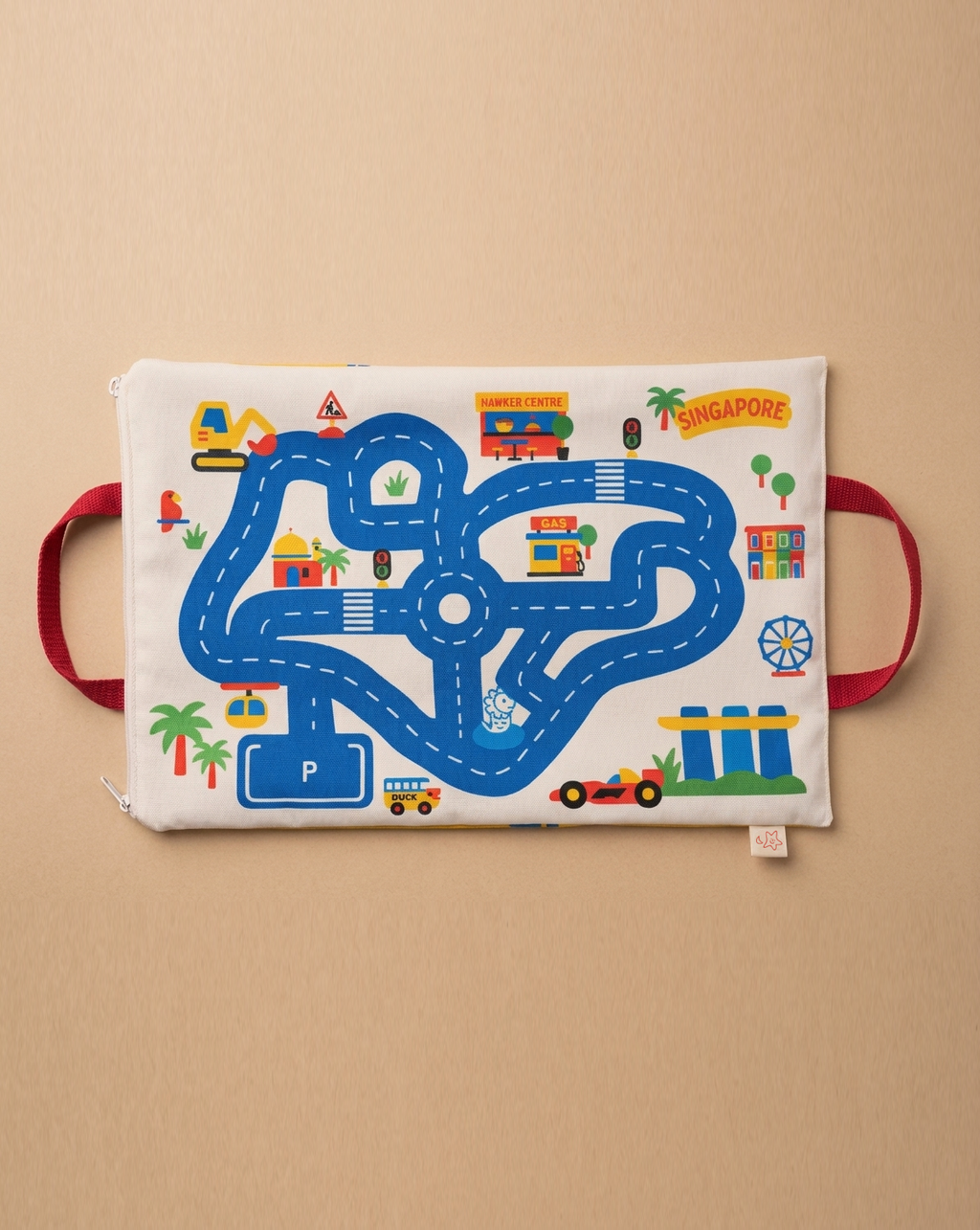 Play Pouch Bag- 🇸🇬 Singapore Road Map
