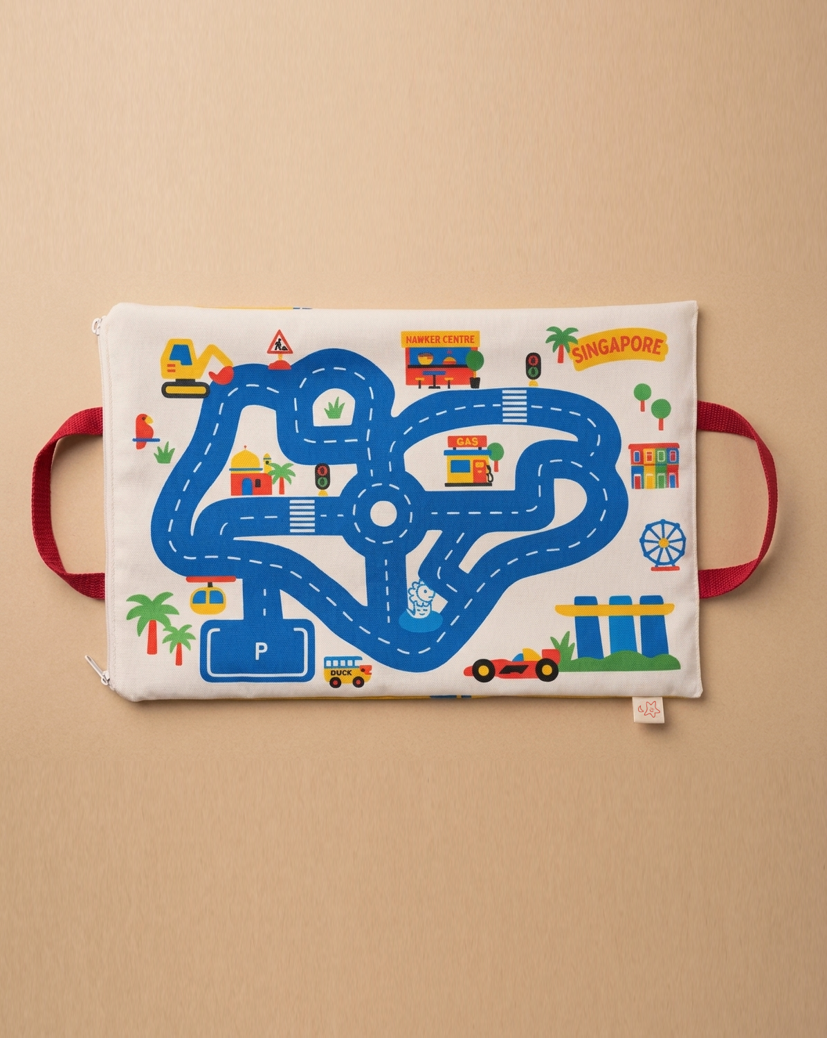 Play Pouch Bag- 🇸🇬 Singapore Road Map
